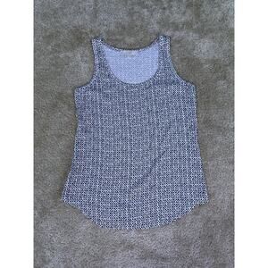 Ann Taylor Loft Tank Top Womens Size Small Geometric Print Casual D929